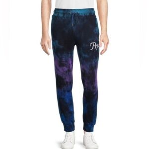 NWT PRPS Hevea Tie Dye Joggers in Purple Multi